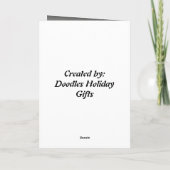 Nieuwjaarswenskaart Feestdagen Kaart (Achterkant)