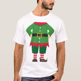 Nieuwjongen Elf met Kerstmis Fancy Dress T-Shirt