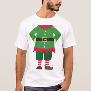 Nieuwjongen Elf met Kerstmis Fancy Dress T-Shirt
