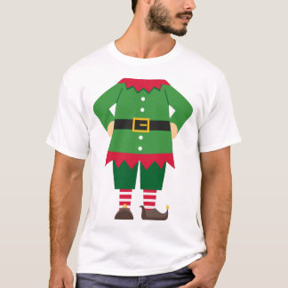 Nieuwjongen Elf met Kerstmis Fancy Dress T-Shirt