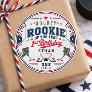 Nieuwkomer van het Jaar Hockey Ticket 1e Verjaarda Ronde Sticker