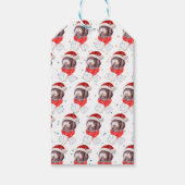 Nieuwkomerkerststerren Hondenras Cadeaulabel (Voorkant)