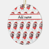 Nieuwkomerkerststerren Hondenras Keramisch Ornament (Links)