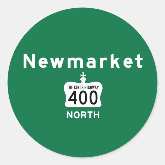 Nieuwmarkt 400 ronde sticker (Voorkant)
