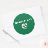 Nieuwmarkt 400 ronde sticker (Envelop)