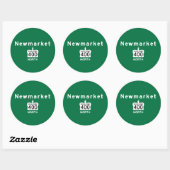 Nieuwmarkt 400 ronde sticker (Vel)