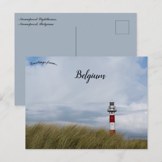 Nieuwpoort België Briefkaart (Voorkant / Achterkant)