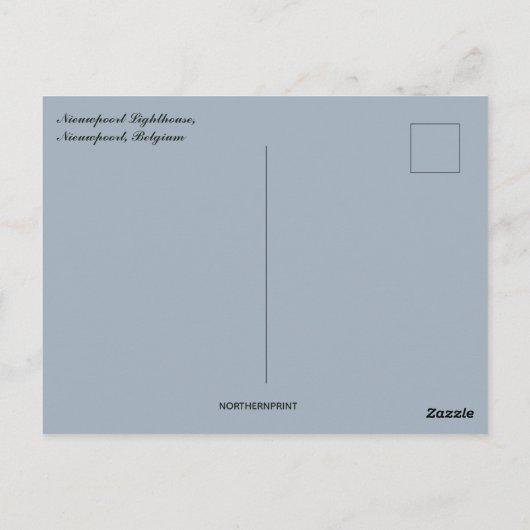 Nieuwpoort België Briefkaart (Achterkant)