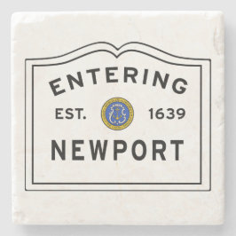 Nieuwpoort Entreebord Stenen Onderzetter