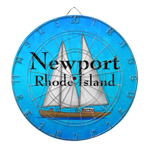 Nieuwpoort Rhode Island Dartbord (Voorkant)
