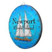 Nieuwpoort Rhode Island Dartbord (Voorkant Rechts)