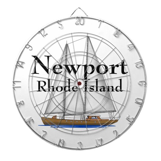 Nieuwpoort Rhode Island Dartbord (Voorkant)