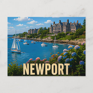 Nieuwpoort Rhode Island Haven Kust Reis Cadeau Briefkaart