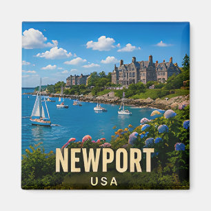 Nieuwpoort Rhode Island Haven Kust Reis Cadeau Magneet
