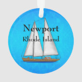 Nieuwpoort Rhode Island Ornament (achterkant)