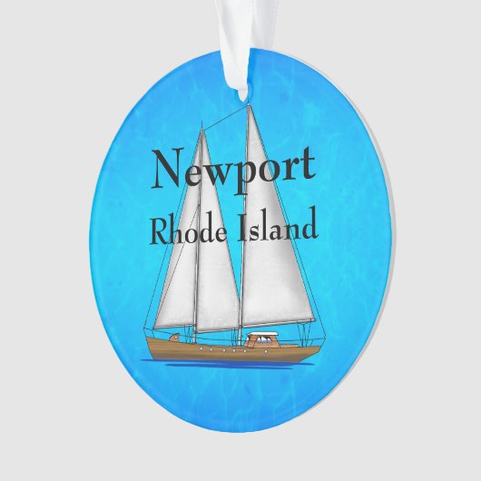 Nieuwpoort Rhode Island Ornament (voorkant)