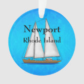 Nieuwpoort Rhode Island Ornament (voorkant)