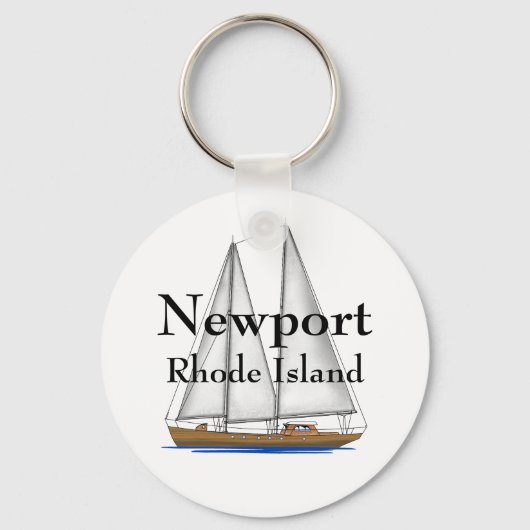 Nieuwpoort Rhode Island Sleutelhanger (Voorkant)