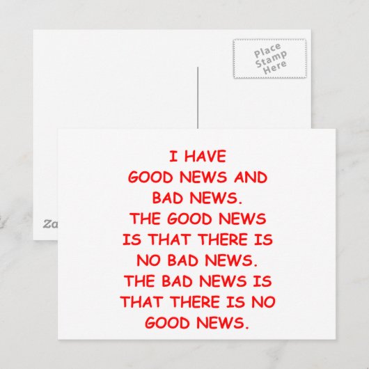 nieuws briefkaart (Voorkant / Achterkant)