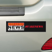 nieuws bumpersticker (Op auto)