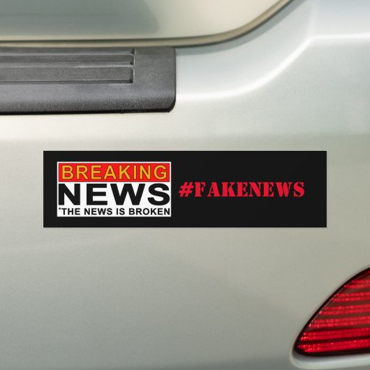 nieuws bumpersticker (Op auto)