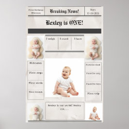 Nieuws eerste mijlpalen poster