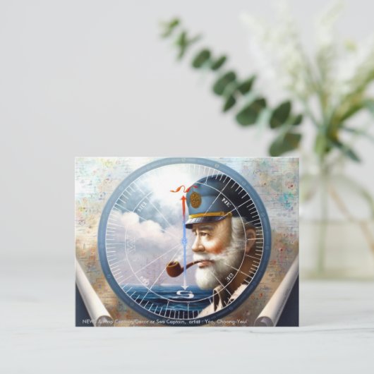 NIEUWS EN Kaart kapitein/decor of Zee kapitein (Staand voorkant)