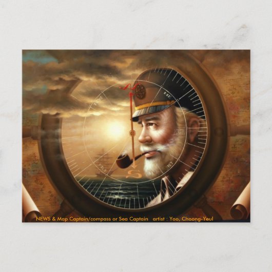 NIEUWS EN Kaart kapitein/kompas of Zee kapitein Br (Voorkant)