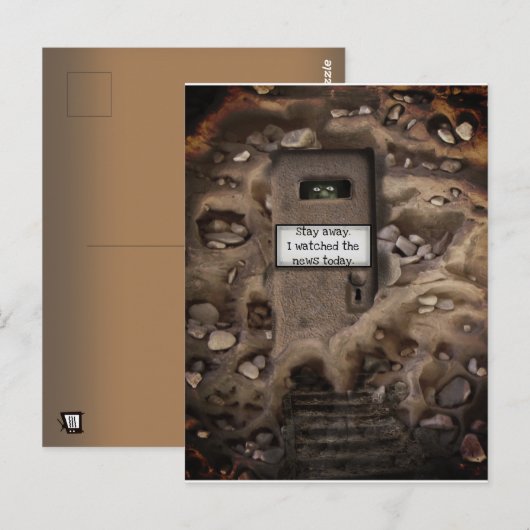 Nieuws op tv briefkaart (Voorkant / Achterkant)