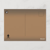 Nieuws op tv briefkaart (Achterkant)