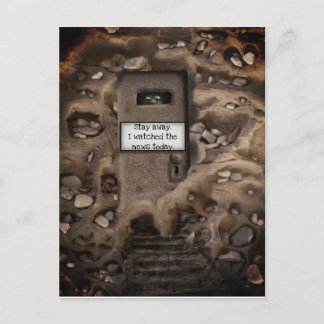 Nieuws op tv briefkaart