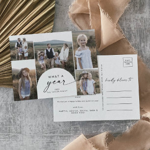 Nieuws over de moderne Arch Multi Photo Family - 1 Feestdagenkaart