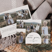 Nieuws over de moderne Boho Arch multi-fotoserie Feestdagenkaart