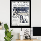 Nieuws over de Titanic-reeks over het zinken van T Poster (Thuiskantoor)