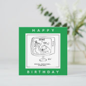 Nieuws over nieuwsbrieven over tv-Cartoon Kaart (Staand voorkant)