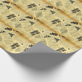 Nieuws papier met oud papier (Hoek)