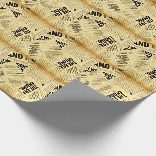 Nieuws papier met oud papier (Hoek)