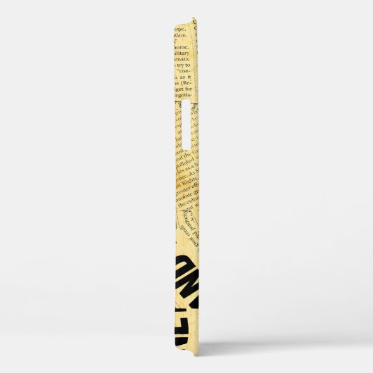 Nieuws papier met oud papier Case-Mate iPhone case (Achterkant / Rechts)