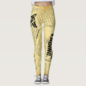 Nieuws papier met oud papier leggings (Voorkant)