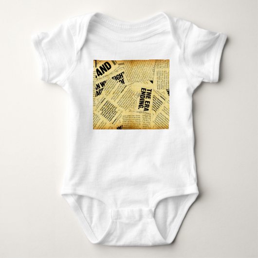 Nieuws papier met oud papier romper (Voorkant)