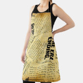 Nieuws papier met oud papier schort (Insitu)