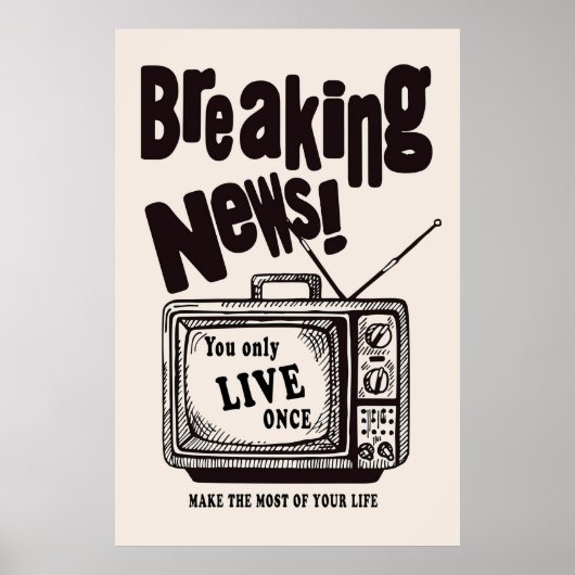 Nieuws Poster breken (Voorkant)