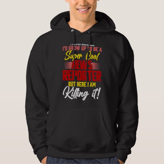 Nieuws Reporter Omroep Hoodie (Voorkant)
