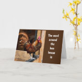 NIEUWS ROND HEN HOUSE IS HET "HAPPY 40TH" KAART (Gele Bloem)