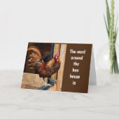 NIEUWS ROND HEN HOUSE IS HET "HAPPY 40TH" KAART (Voorkant)