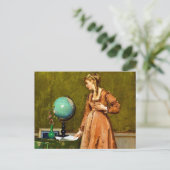 Nieuws uit het buitenland door Alfred Stevens Briefkaart (Staand voorkant)