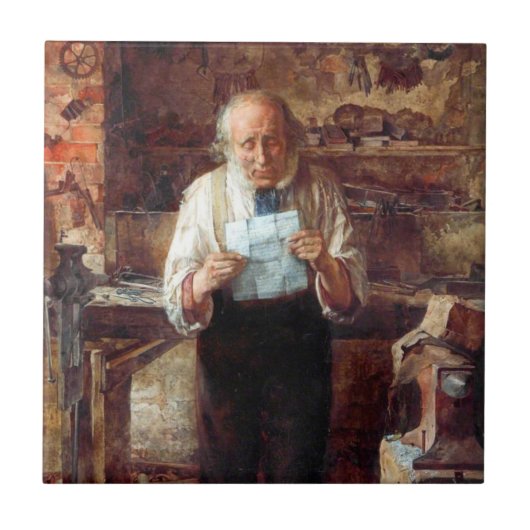 Nieuws uit mijn land (James Campbell) Tegeltje (Voorkant)