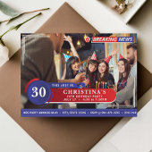 Nieuws Uitzending Foto 30ste verjaardag Kaart
