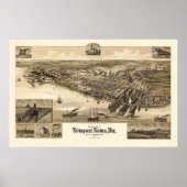 Nieuwsbericht, VA Panorama - 1891 Poster (Voorkant)