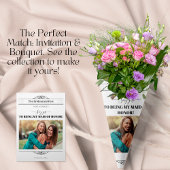 Nieuwsblad Bridesmaid Voorstel Retro Script Font Kaart